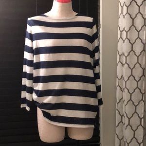 Nautical stripes long sleeve tee
